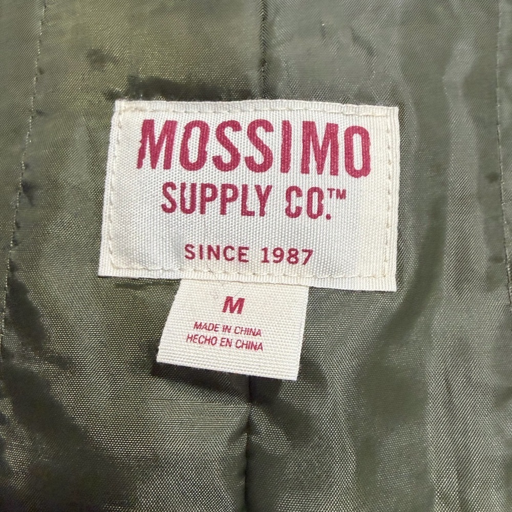 Women's Mossimo Supply and Co. Olive Utility Parka Jacket - Picture 5 of 5